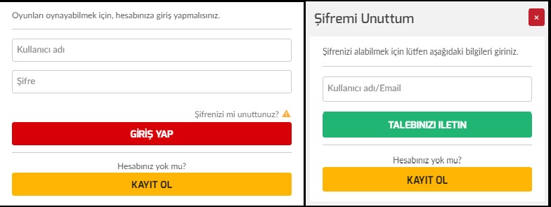 21bet şifremi unuttum