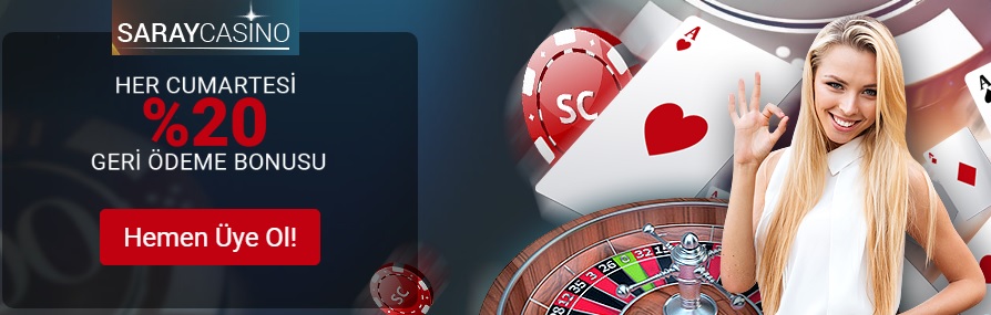 saraycasino cumartesi geri ödeme bonusu