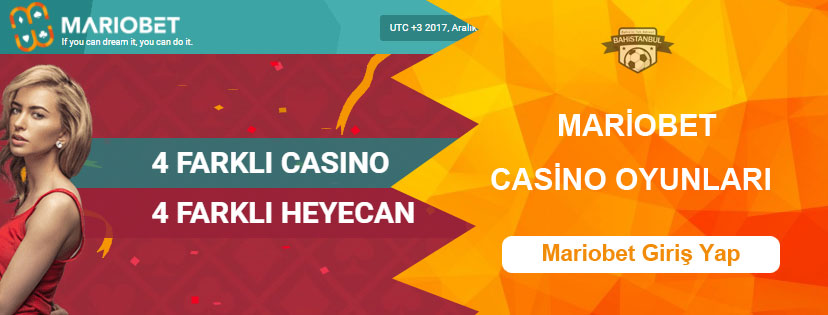 Mariobet Canlı Casino ve Casino Oyunları