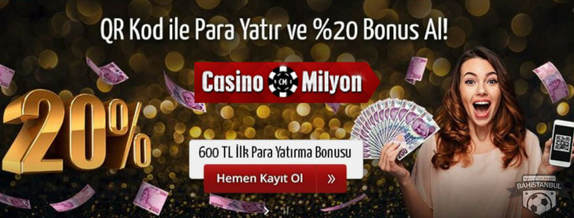 Casinomilyon QR Kod Bonusu Kampanyası