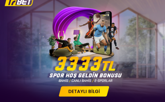 Trbet 3333 TL Spor Hoş Geldin Bonusu